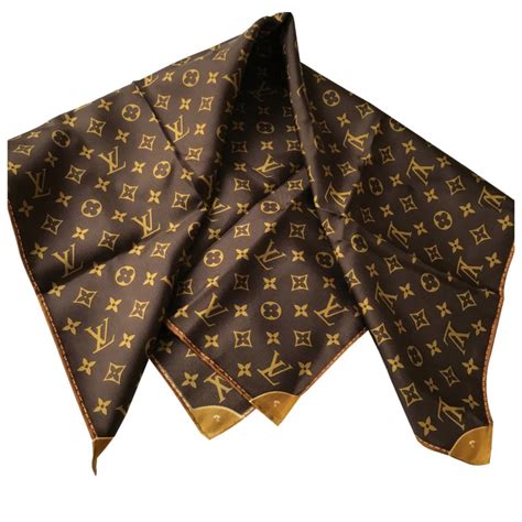 lv scarf women's brown|louis vuitton pashmina scarf.